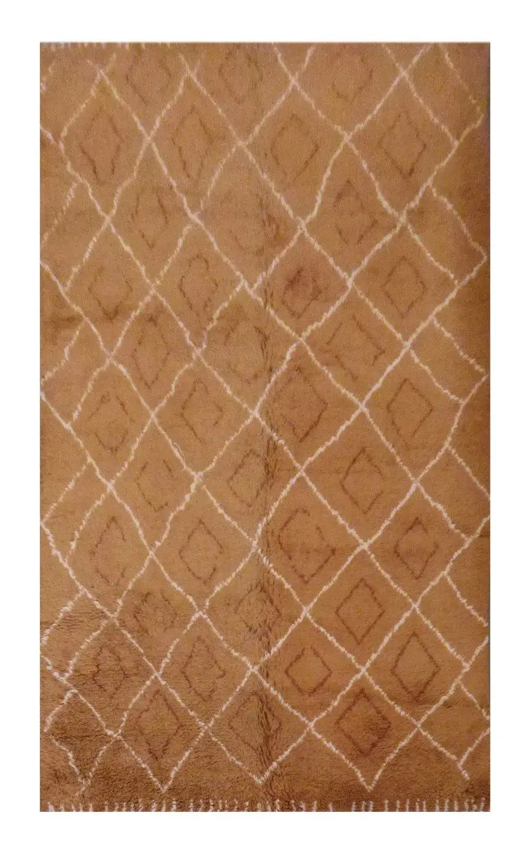 One Of The Kind Indian Modern Design Rug 8'10" X 6'0"